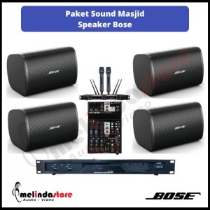 Paket Sound System Masjid Indoor Speaker Bose DM6SE | 4 Speaker
